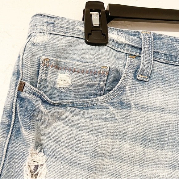 Pilcro And the Letterpress Jean Shorts Distressed Size 29  Blue Anthropologie - Picture 11 of 11